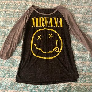 Nirvana Baseball Tshirt